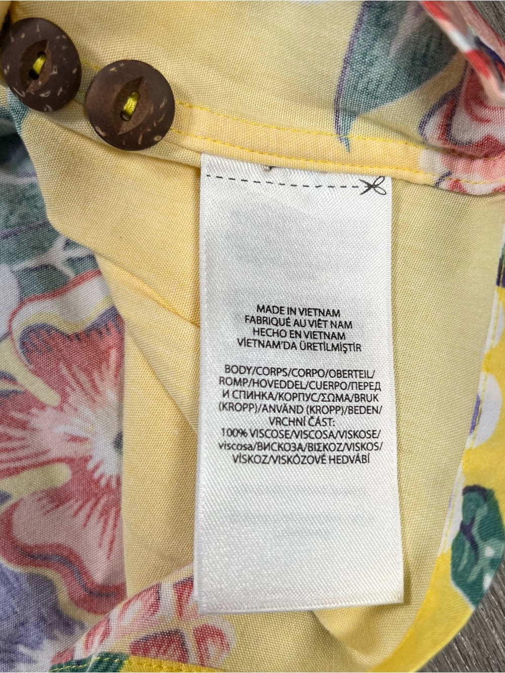 New Polo Ralph Lauren Hawaiian Camp Shirt Mens S Pineapple Tropical Yellow Rayon - Picture 6 of 9